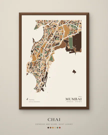Mumbai city map in Chai