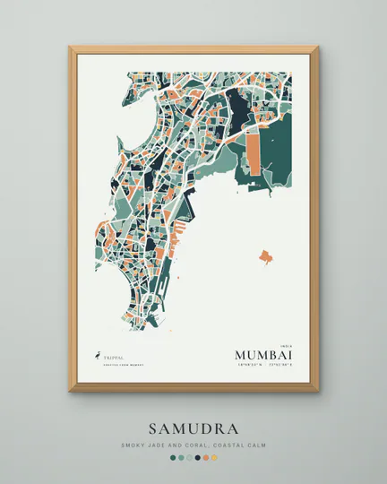 Mumbai city map in Samudra